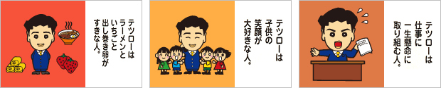 テツローってどんな人？
