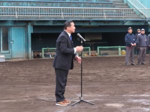 「京都少年硬式野球三年生大会決勝戦」