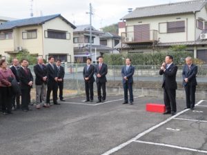 【八幡市長選】事務所開き