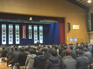 京都市長選　演説会でご挨拶