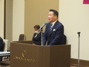 バスケットボール協会の定時社員総会に出席