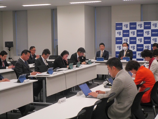 党「次の内閣」閣議