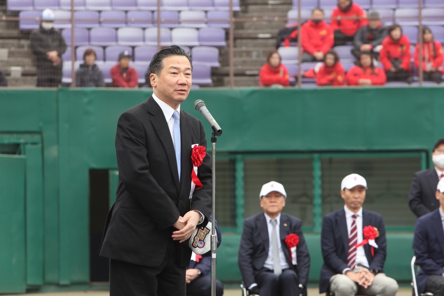 日本少年野球連盟京都府支部：古都大会開会式